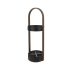 Umbra Bellwood 9-5/8" Wide Steel and Wood Umbrella Stand Black / Walnut