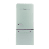 Unique Appliances Classic Retro 30 Inch Wide 17.7 Cu. Ft. Energy Star Certified Bottom Freezer Refrigerator with Wine Rack Summer Mint Green