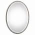 Uttermost Annadel 20" W x 28" H Oval Framed Bathroom Mirror Plated Polished Nickel
