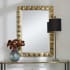 Uttermost Haya 28-1/4" W x 40" H Rectangular Framed Bathroom Mirror Antiqued Gold Leaf
