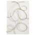 Uttermost Freehand 60" x 44" Frameless White and Gold Scrolled Metalwork Wall Art White / Gold