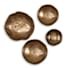 Uttermost Lucky 11" Tall Aluminum Cultural Sculpture - Set of 4 Brass