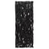 Uttermost Gathered Teak 49" x 19" Frameless Decorative Panel Black