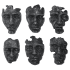 Uttermost 14" Tall Polyresin People and Figures Sculpture Steel Gray