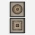 Uttermost Intertwine 24" x 24" Framed Shadow Boxes - Set of 2 Beige