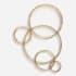 Uttermost Golden Bubbles 35" Tall Iron Abstract Wall Sculpture Gold