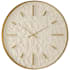 Uttermost 36" Stone Serenity Iron and Stone Analog Wall Mounted Clock Antiquated Gold / Off-White