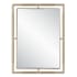 Uttermost Its All Connected 30" W x 40" H Rectangular Framed Bathroom Mirror Brass