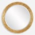 Uttermost Celeste 36" Diameter Circular Framed Bathroom Mirror Gold