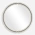 Uttermost Crystalline 37-3/4" Diameter Circular Flat Accent Mirror Black
