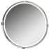 Uttermost Tazlina 29-1/2" Diameter Circular Framed Bathroom Mirror Brushed Nickel