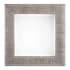 Uttermost Cressida 40" W x 40" H Square Framed Bathroom Wall Mirror Distressed Metallic Silver Leaf