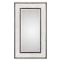 Uttermost Karel 46" W x 76" H Rectangular Framed Bathroom Mirror Distressed Rustic Bronze