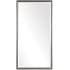 Uttermost Gabelle 32" W x 62" H Rectangular Glass Framed Bathroom Wall Mirror Metallic Silver