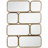 Uttermost Canute 23-3/4" W x 32" H Rectangular Framed Bathroom Wall Mirror Gold