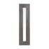 Uttermost Bannon 18-7/8" W x 73" H Rectangular Wood Framed Bathroom Mirror Silver Leaf