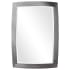 Uttermost Haskill 24" W x 34-1/4" H Rectangular Framed Bathroom Mirror Brushed Nickel