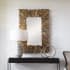 Uttermost Teak Branch 35" W x 51" H Rectangular Framed Bathroom Mirror Teak Branches