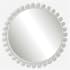 Uttermost Cyra 44" Diameter Circular Flat Accent Mirror White