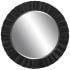Uttermost Caribou 30-3/4" Diameter Circular Framed Bathroom Mirror Dark Espresso