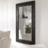Uttermost Everest 45" W x 70" H Rectangular Framed Bathroom Mirror Satin Black