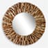 Uttermost Teak Branch 39-3/8"W x 1-5/8"H Circular Flat Accent Mirror Brown
