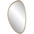 Uttermost Boomerang 20-1/4" W x 36" H Specialty Framed Bathroom Mirror Gold