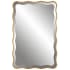 Uttermost Aneta 23" W x 35" H Rectangular Framed Bathroom Mirror Aged Gold