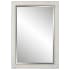 Uttermost Cape 24" W x 36" H Rectangular Framed Bathroom Mirror Whitewashed