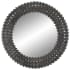 Uttermost Illusion 31-1/2" Diameter Circular Framed Bathroom Mirror Steel Gray