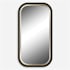 Uttermost Nevaeh 23-1/4"W x 43-1/4"H Rectangular Beveled Accent Mirror Gold