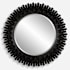 Uttermost Circle Of Piers 42-1/8" Diameter Circular Beveled Accent Mirror Black