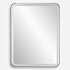 Uttermost Crofton 30"W x 40"H Rectangular Flat Accent Mirror Black