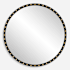 Uttermost Sele 50-3/8" Diameter Circular Flat Accent Mirror Black