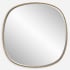 Uttermost Webster 46-1/2" W x 46-1/2" H Square Framed Bathroom Mirror Antiqued Gold