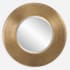 Uttermost Contessa 29-1/2" Diameter Circular Framed Bathroom Mirror Antiqued Gold