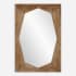 Uttermost Marquise 35-1/2" W x 52-1/4" H Geometric Framed Bathroom Mirror Natural Wood