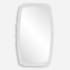 Uttermost Marbella 22" W x 37-13/16" H Rectangular Framed Bathroom Mirror Matte White