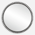 Uttermost Corona 50" Diameter Circular Framed Bathroom Mirror Black