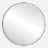 Uttermost Grand Pendulum 72-1/4" Diameter Circular Framed Bathroom Mirror Black