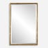 Uttermost Sutton 24-1/4" W x 36-1/8" H Rectangular Framed Bathroom Mirror Gold
