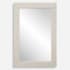 Uttermost Everett 39-5/8" W x 59-5/8" H Rectangular Framed Bathroom Mirror Ivory