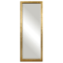 Uttermost Edmonton 27-1/2" W x 75-1/2" H Rectangular Wood Framed Bathroom Mirror Antiqued Gold Leaf