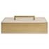 Uttermost Wessex 4-3/4" Tall MDF and Metal Boxes Brass / White