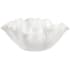 Uttermost Ruffle Bloom 15-1/2" Wide Ceramic Decorative Bowl White
