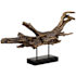Uttermost Gilded Branch 13" Tall Metal and Polyresin Nautical and Ocean Table Statue Dark Brown