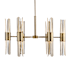 Uttermost Cret 12 Light 31" Wide Chandelier Brass