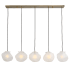 Uttermost Geodesic 5 Light 47" Wide Linear Pendant Geodesic
