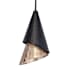 Uttermost Apollo 10" Wide Mini Pendant Matte Black / Matte Gold