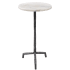Uttermost Puritan 12" Wide Pub Table Black / White